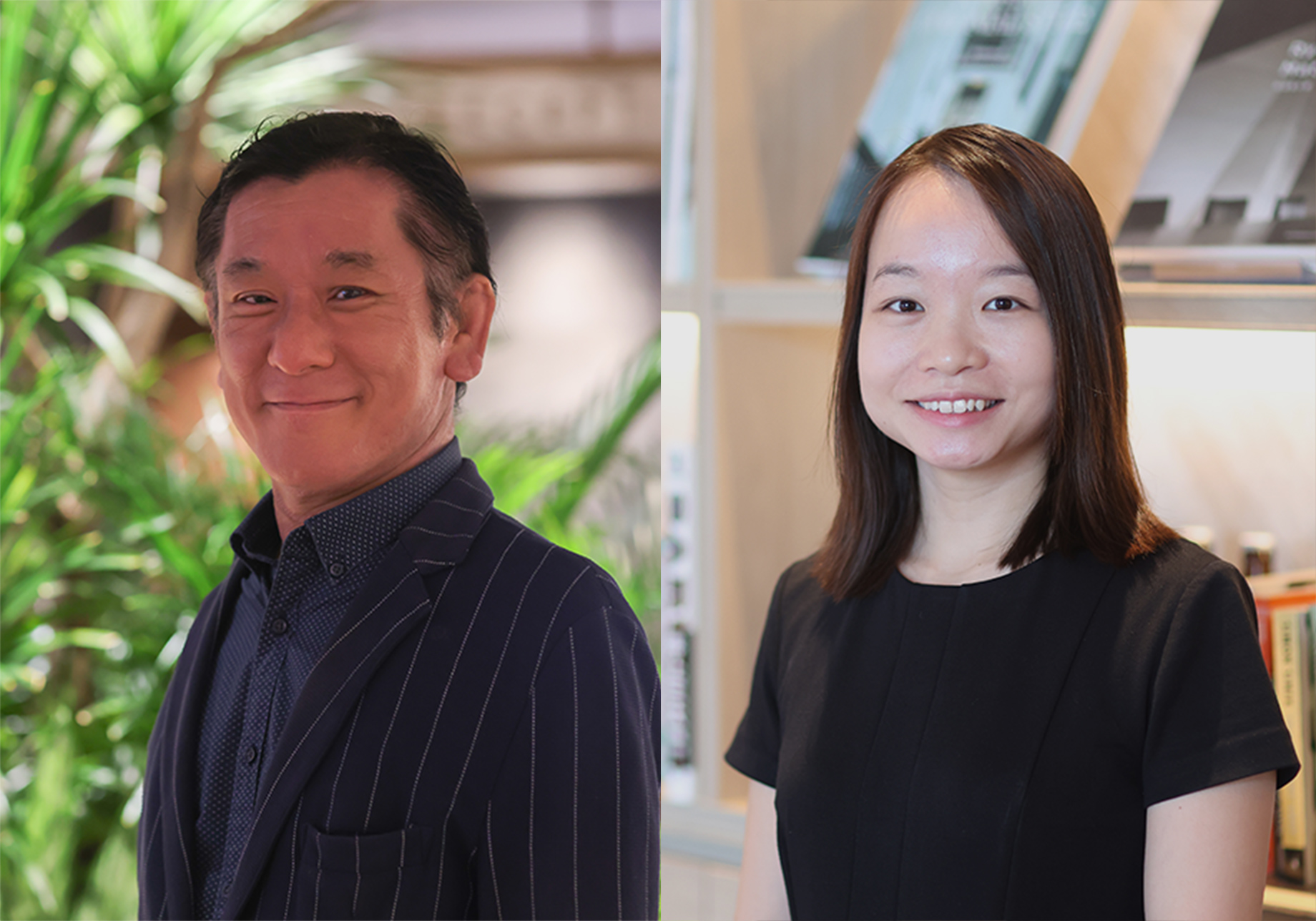 Mr Takahiko Ito and Mr Wu Zhi Jie, resident staff of One&Co as community conductors, helping members to make business connnections through networking facilities and active encouragement of community participation.